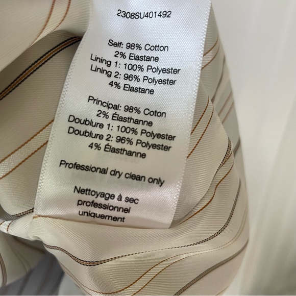 Veronica Beard Miller Corduroy Dickey Jacket in Khaki Size 18 - Picture 6 of 13